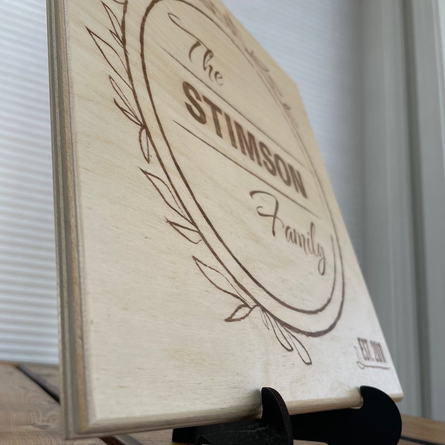 Family Wreath Sign (Style #1)
