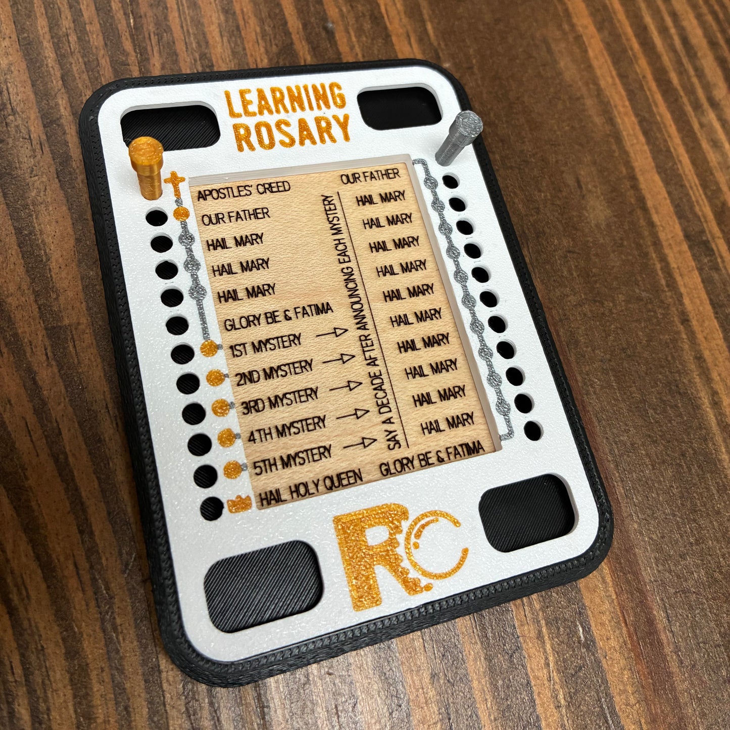 Learning Rosary Prayer Magnet