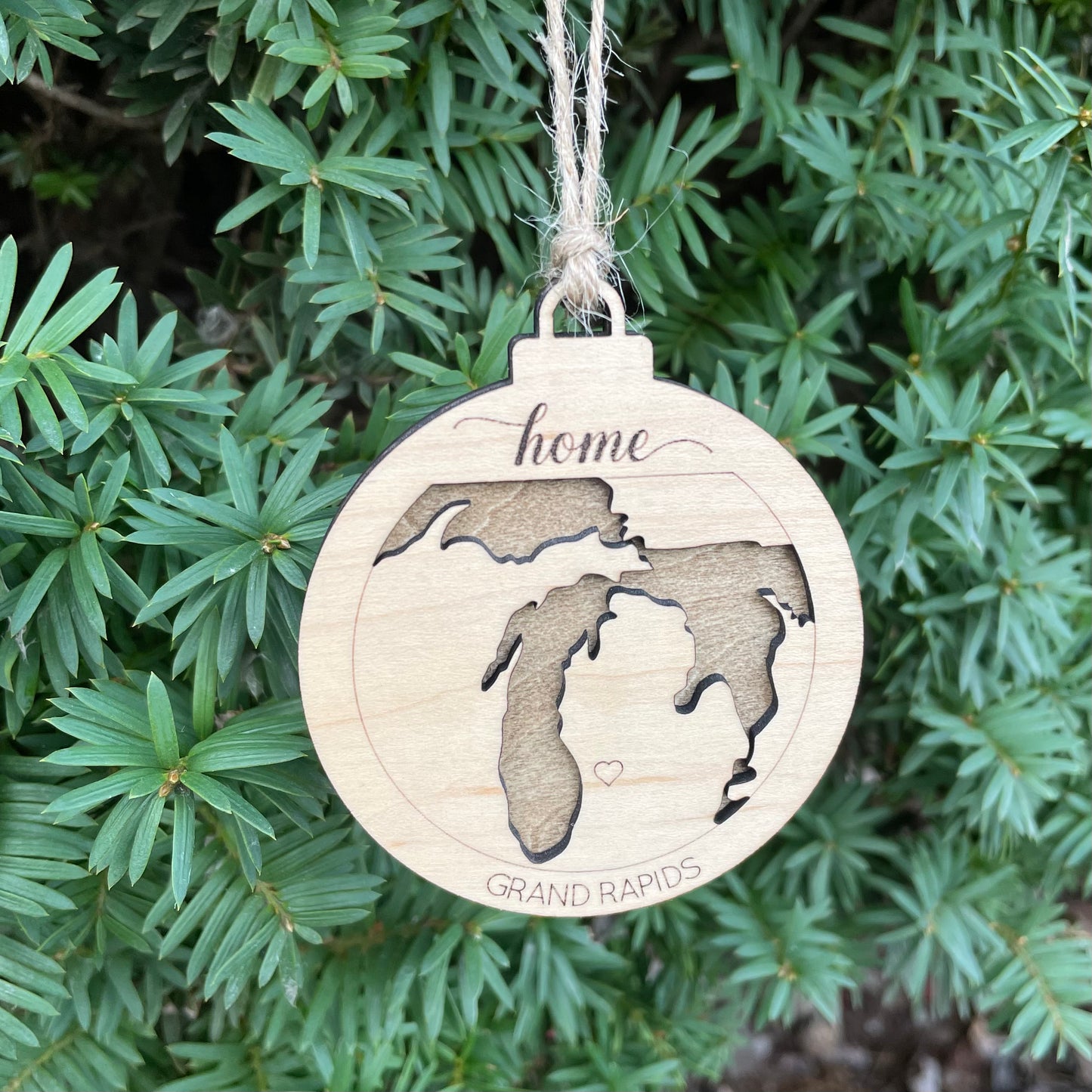 Michigan Home Ornament