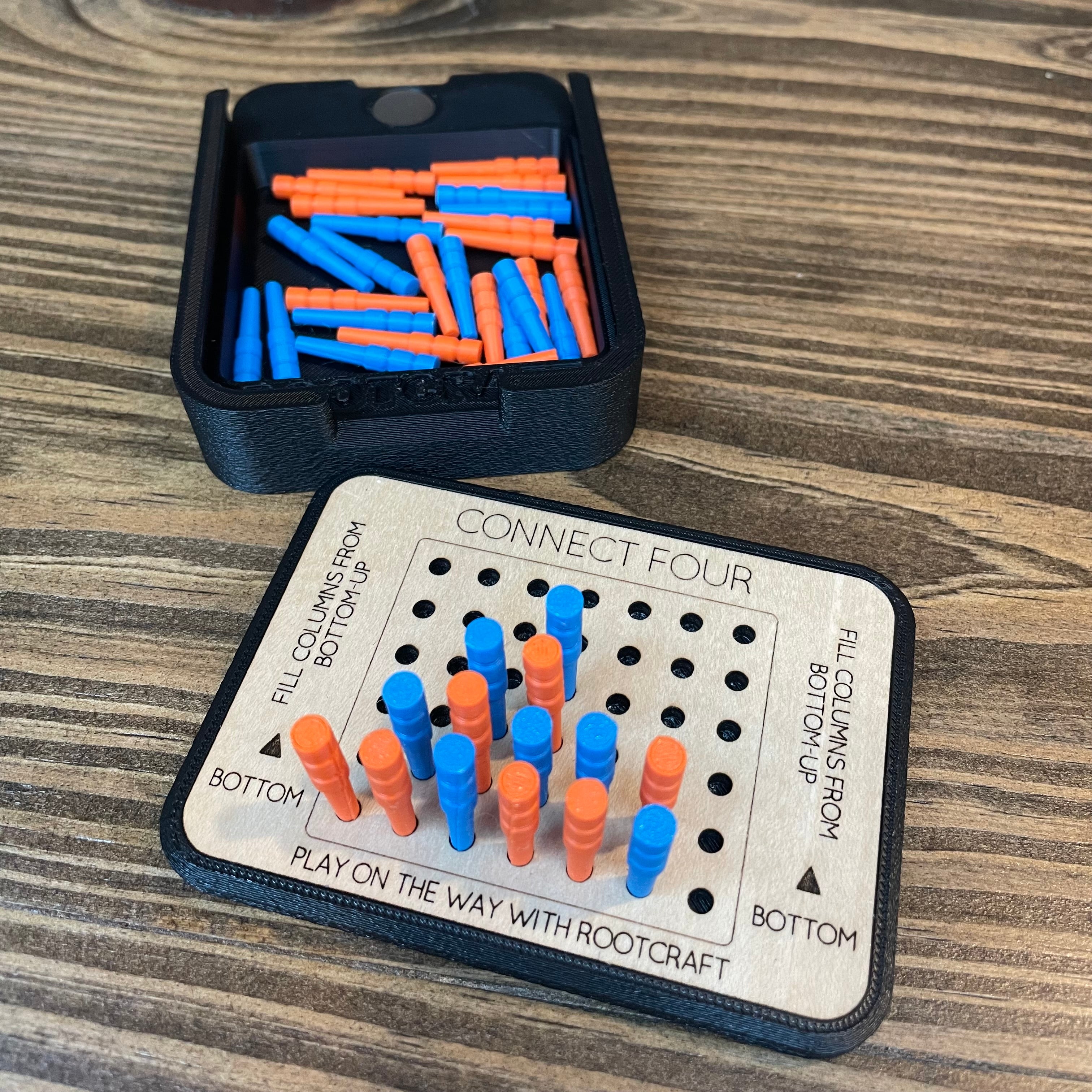 Connect Four Mini Board Game – RootCraft