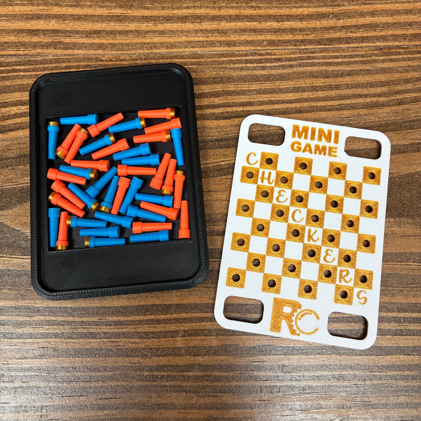 Checkers Mini Game Magnet