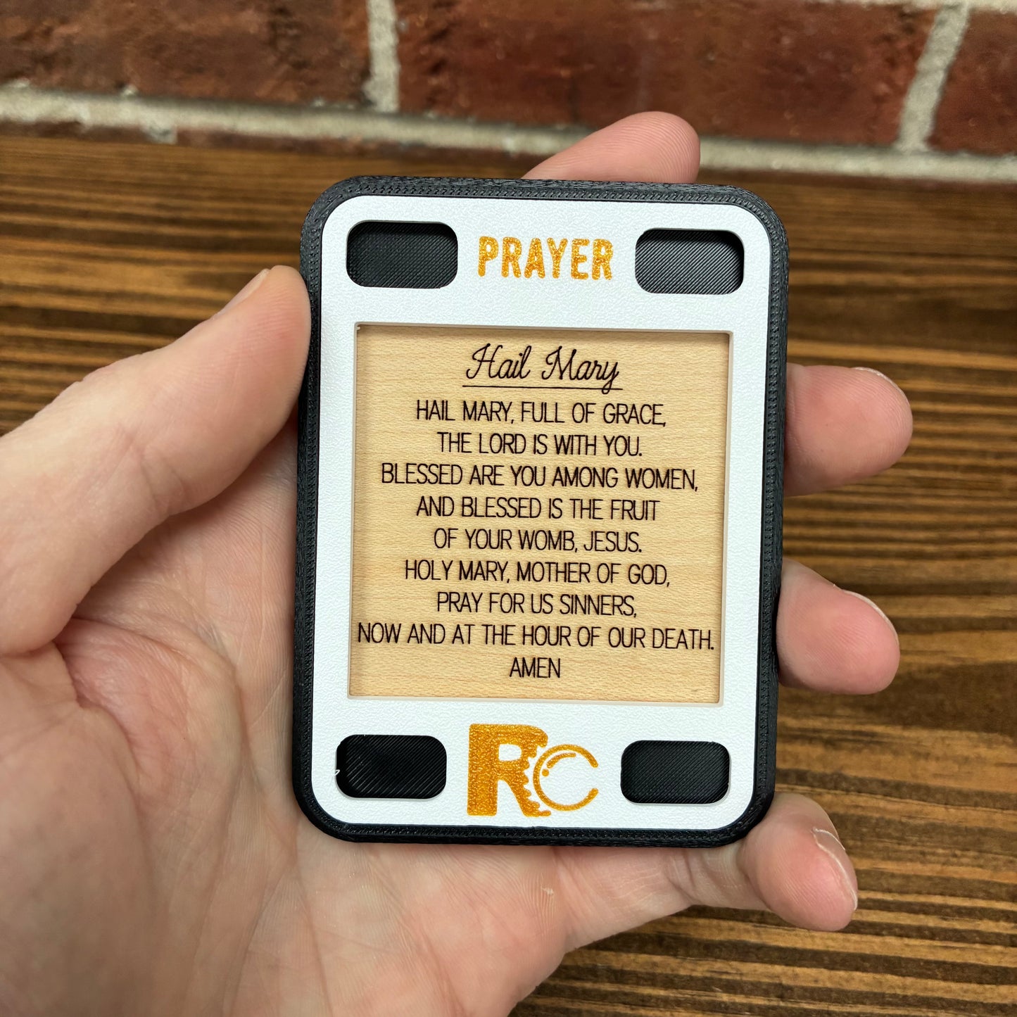 Hail Mary Prayer Magnet