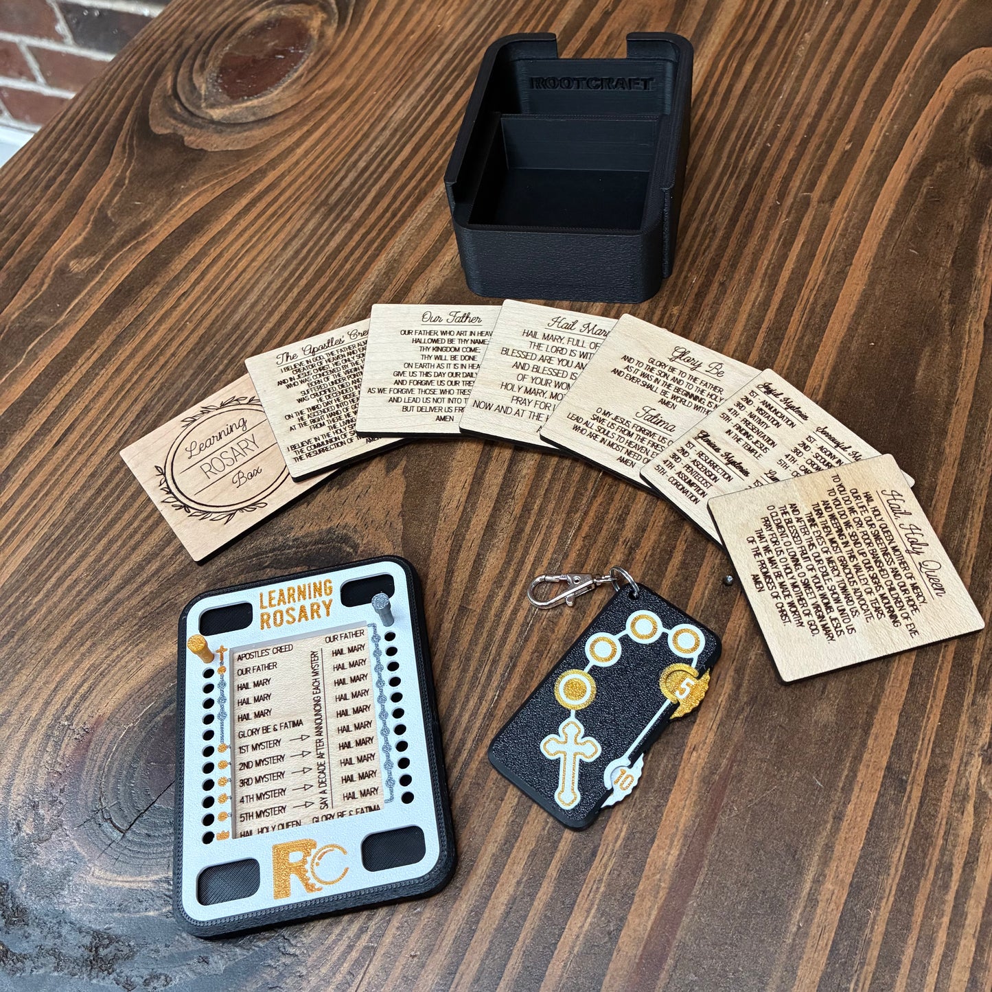 Personalized Learning Rosary Box