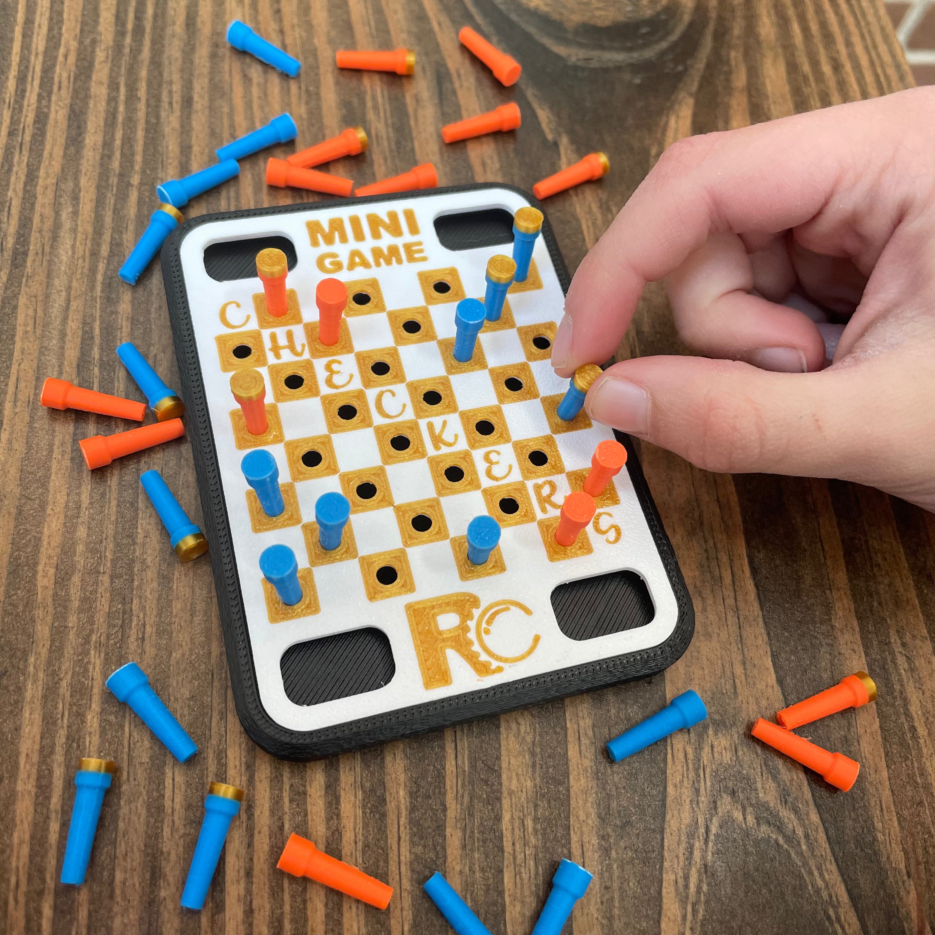 Mini Checkers Checkers Mini Game Magnet – RootCraft