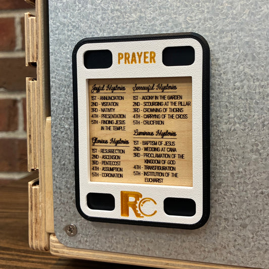 Mysteries of the Rosary Prayer Magnet