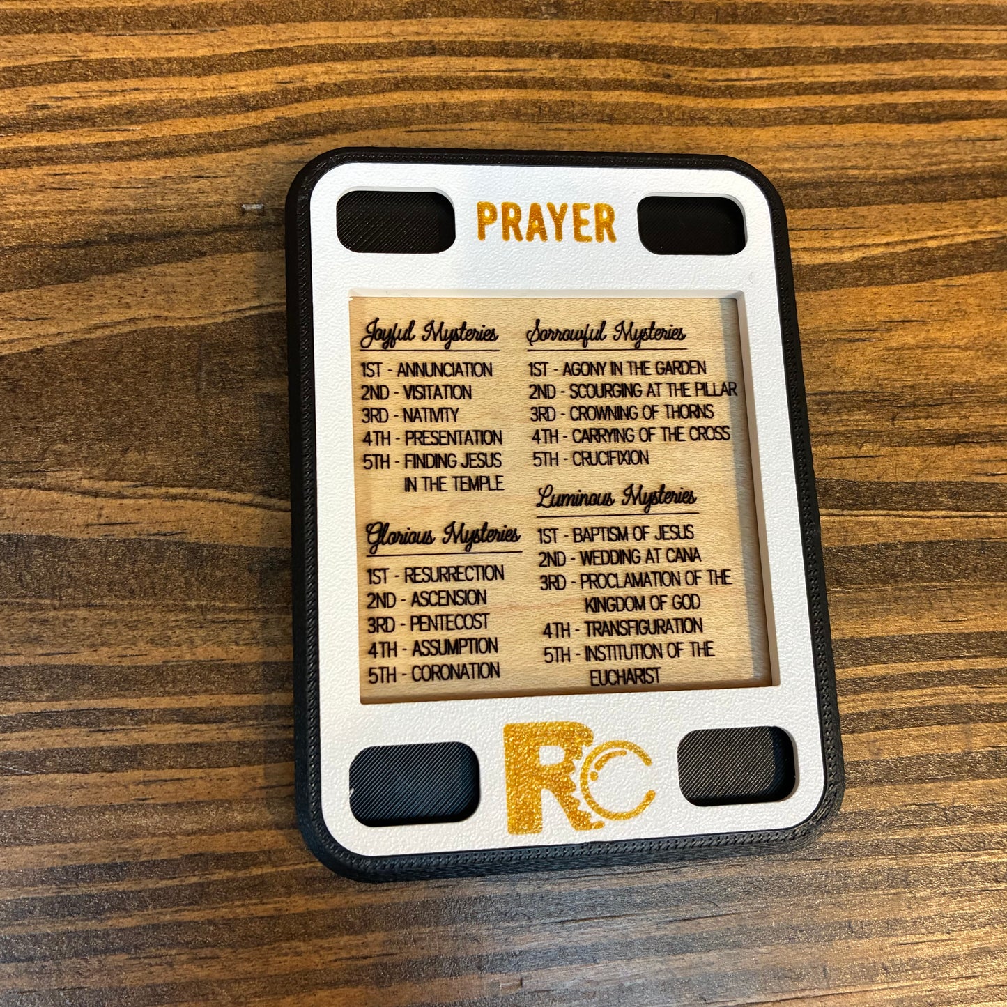 Mysteries of the Rosary Prayer Magnet